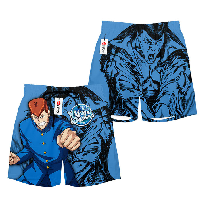 Yu Yu Hakusho Yusuke Urameshi Short Pants Custom Anime Merch NTT2403-1-gear otaku