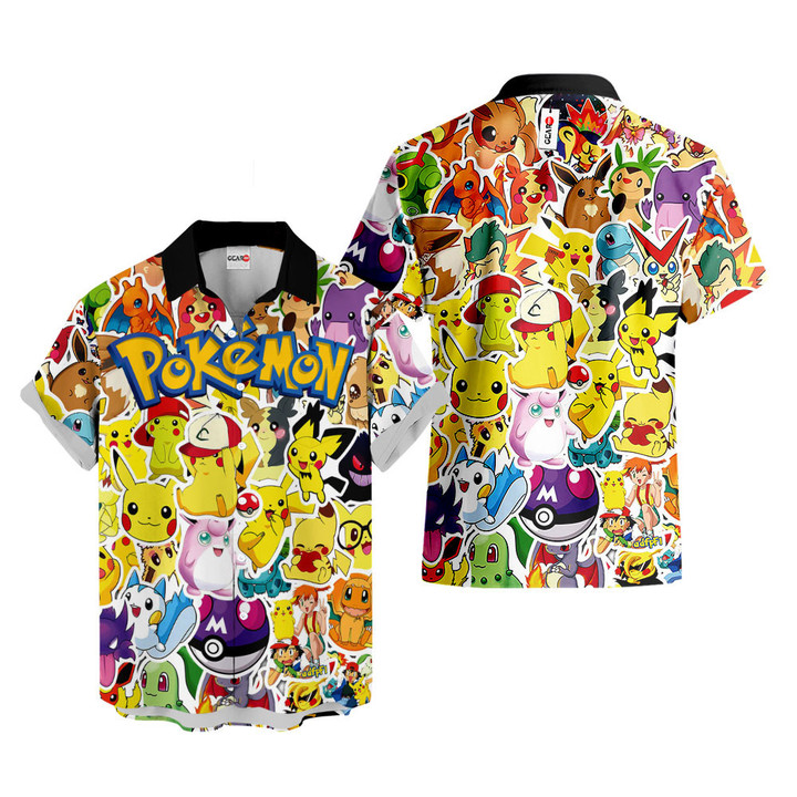 Pokemon Hawaiian Shirts Custom Anime Clothes NTT2403-1-gear otaku