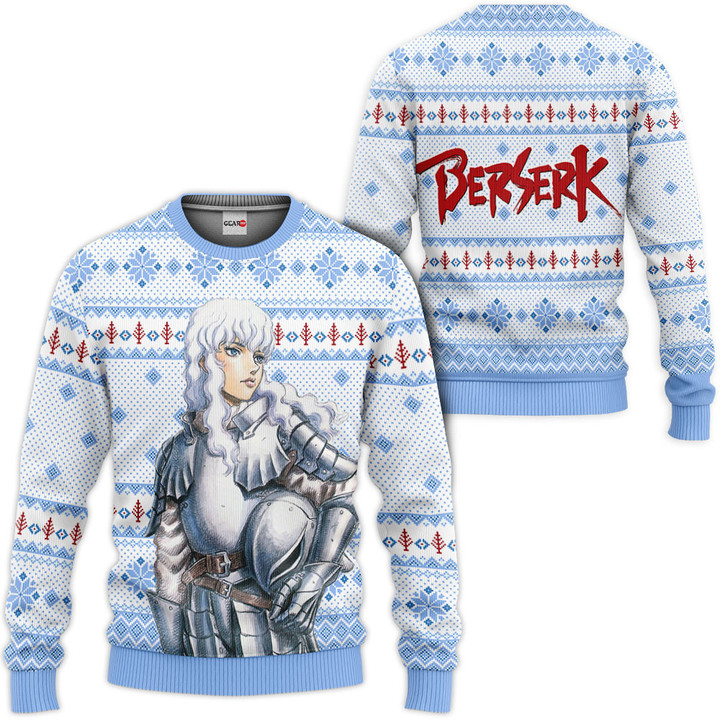Berserk Griffith Ugly Christmas Sweater Custom For Anime Fans Gear Otaku