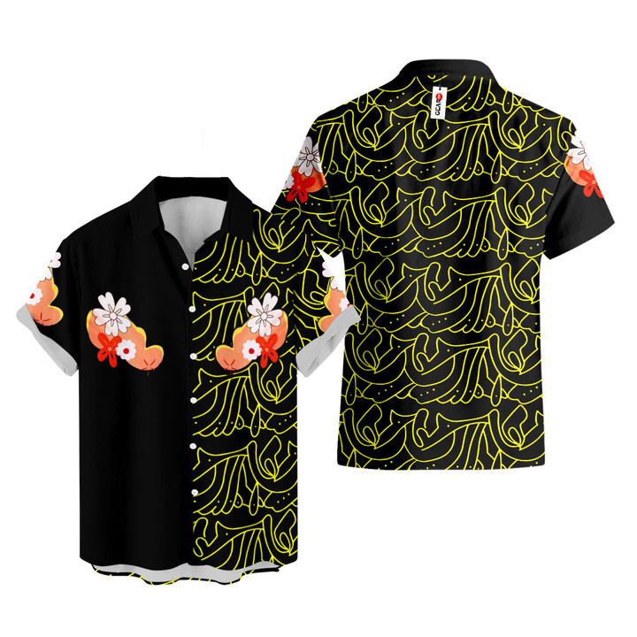 Tanjiro Sun Breathing Hawaiian Shirts Custom Anime Merch Clothes NTT2504-1-gear otaku