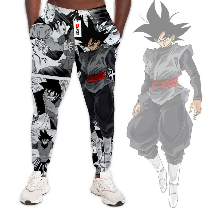 Goku Black Jogger Sweatpants Manga Style