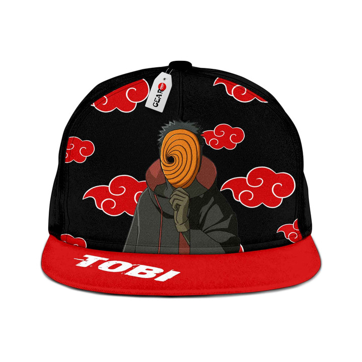 Akatsuki Tobi Snapback Hat Custom Naruto Anime Hat-Gear Otaku