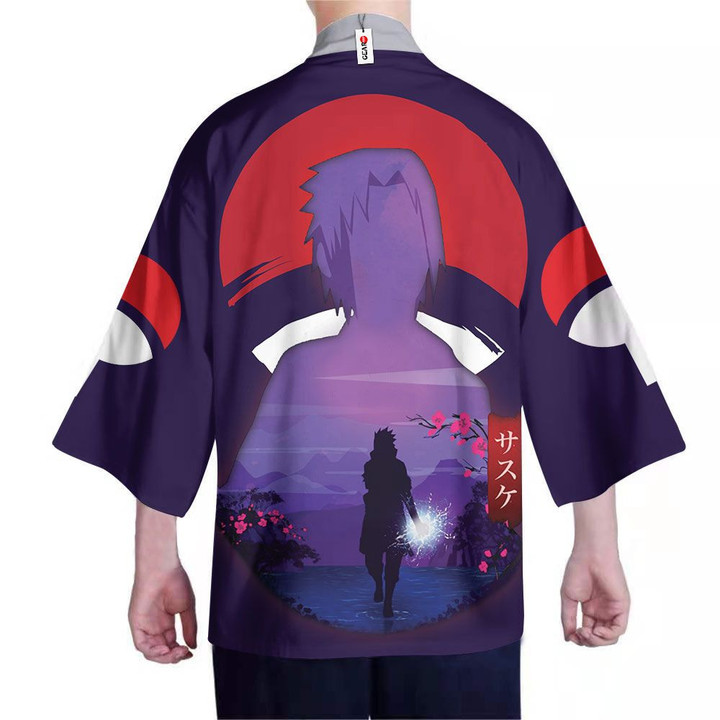 Uchiha Sasuke Kimono Custom Anime Naruto Merch Clothes - Gear Otaku