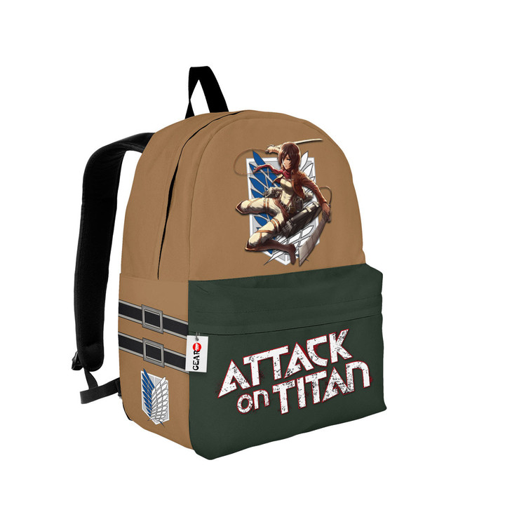 Mikasa Ackerman Backpack Custom Bag