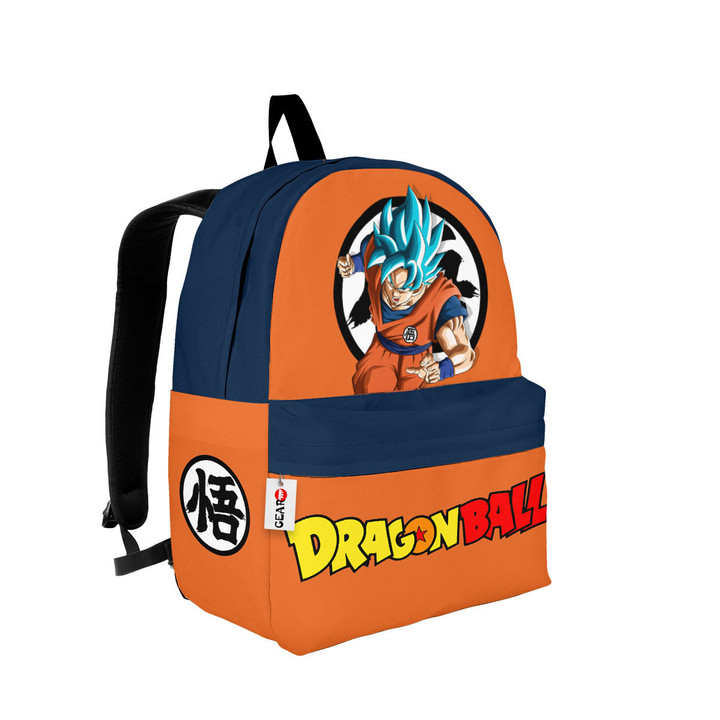Goku Blue Backpack Custom Bag