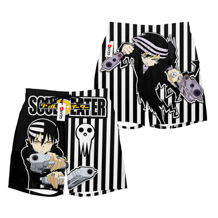Soul Eater Black Star Short Pants Custom Anime Merch NTT1503-1-gear otaku