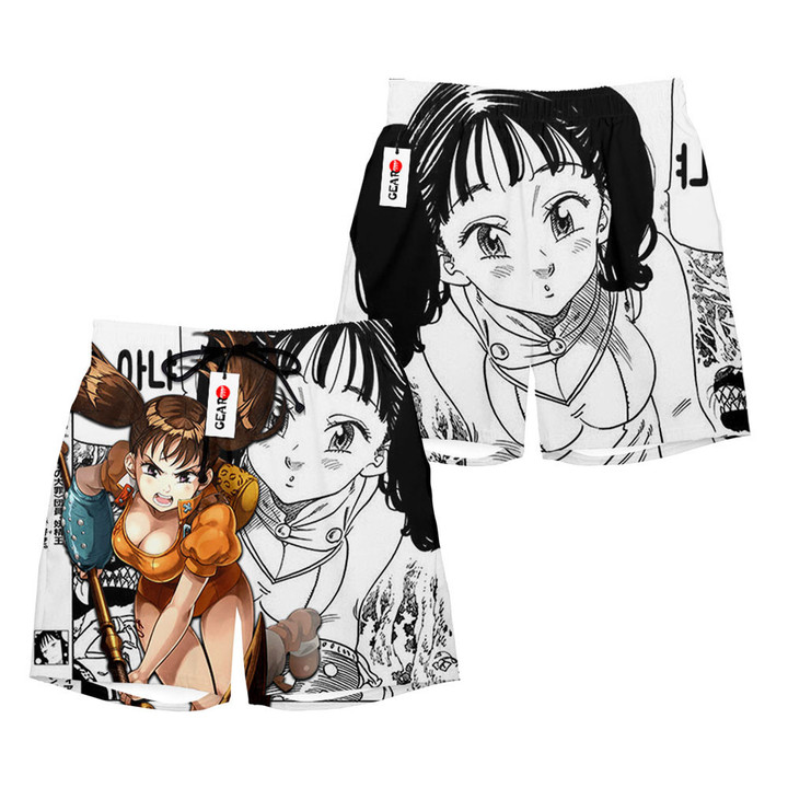 Merlin Short Pants Custom Seven Deadly Sins Manga Anime Merch NTT1503-1-gear otaku