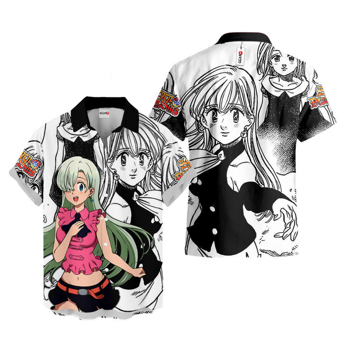 Merlin Hawaiian Shirts Custom Seven Deadly Sins Manga Anime Clothes NTT1503-1-gear otaku