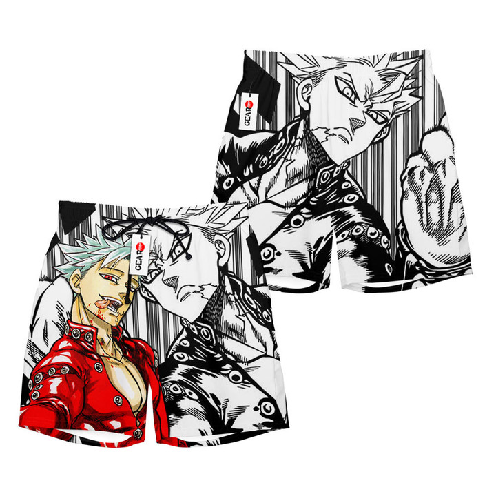 Merlin Short Pants Custom Seven Deadly Sins Manga Anime Merch NTT1503-1-gear otaku