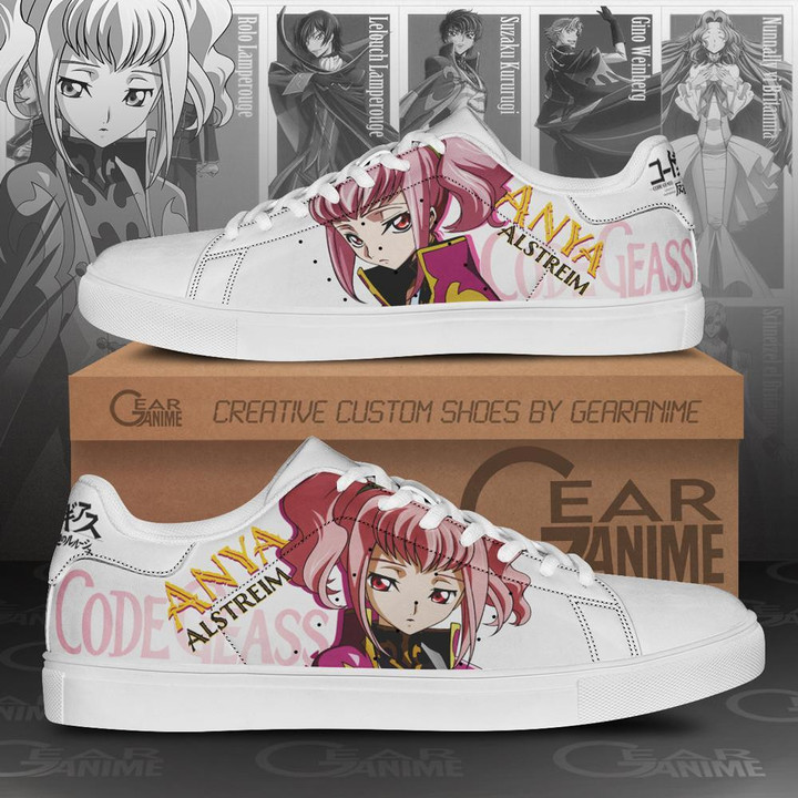 Code Geass Anya Alstreim Skate Shoes Custom Anime Shoes - 1 - GearOtaku