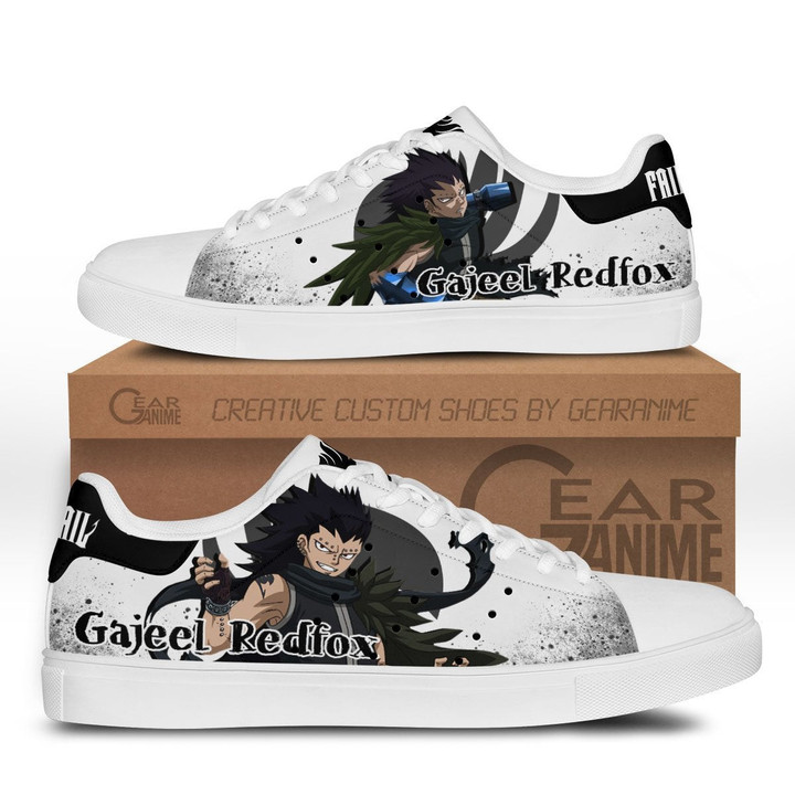 Fairy Tail Gajeel Redfox Skate Sneakers Custom Anime Shoes - 1 - GearOtaku