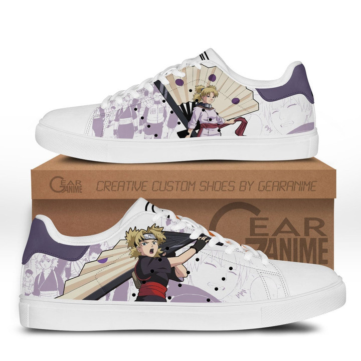 Temari Skate Sneakers Custom NRT Anime Shoes - 1 - GearOtaku