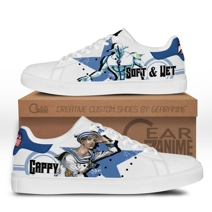 Gappy Skate Sneakers Custom Anime Jojo's Bizarre Adventure Shoes - 1 - GearOtaku