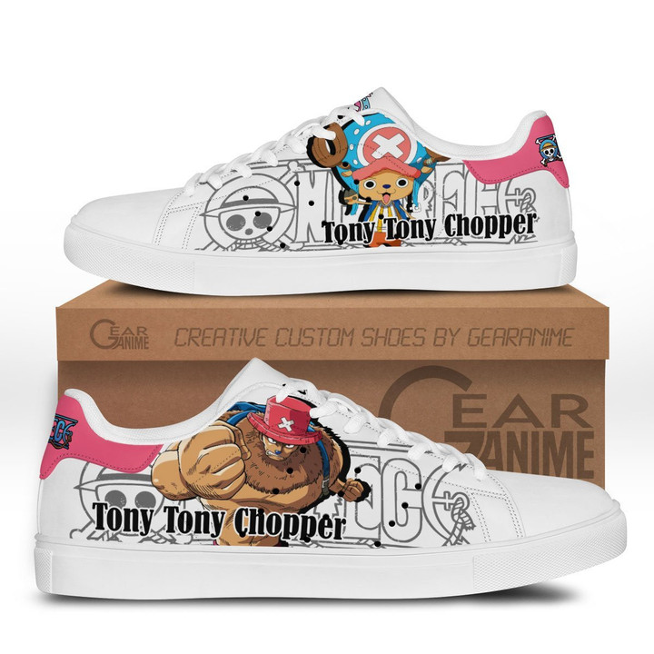 Chopper Skate Sneakers Custom Anime One Piece Shoes - 1 - GearOtaku