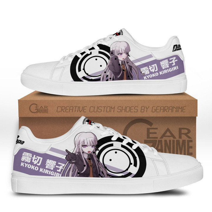 Kyoko Kirigiri Skate Sneakers Custom Anime Danganronpa Shoes - 1 - GearOtaku