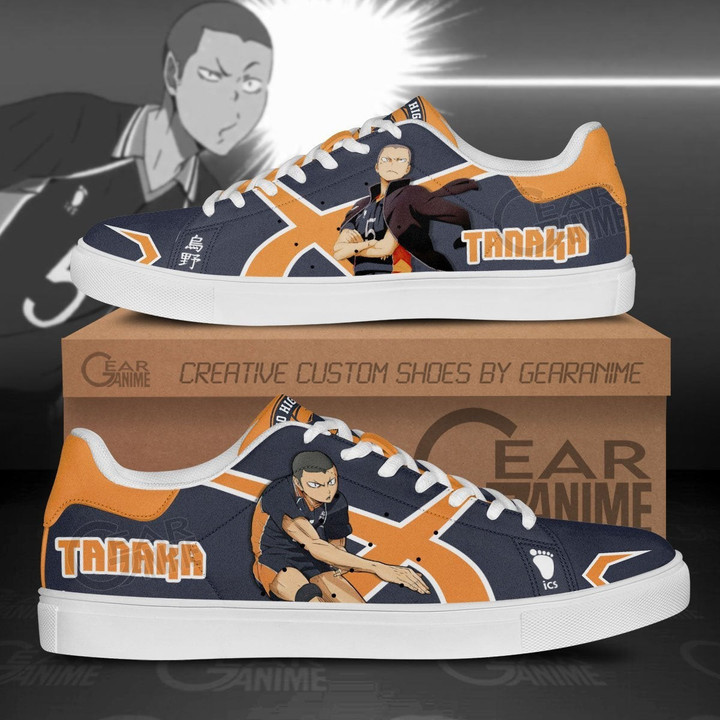 Tanaka Ryuunosuke Skate Shoes Custom Haikyuu Anime Shoes - 1 - GearOtaku
