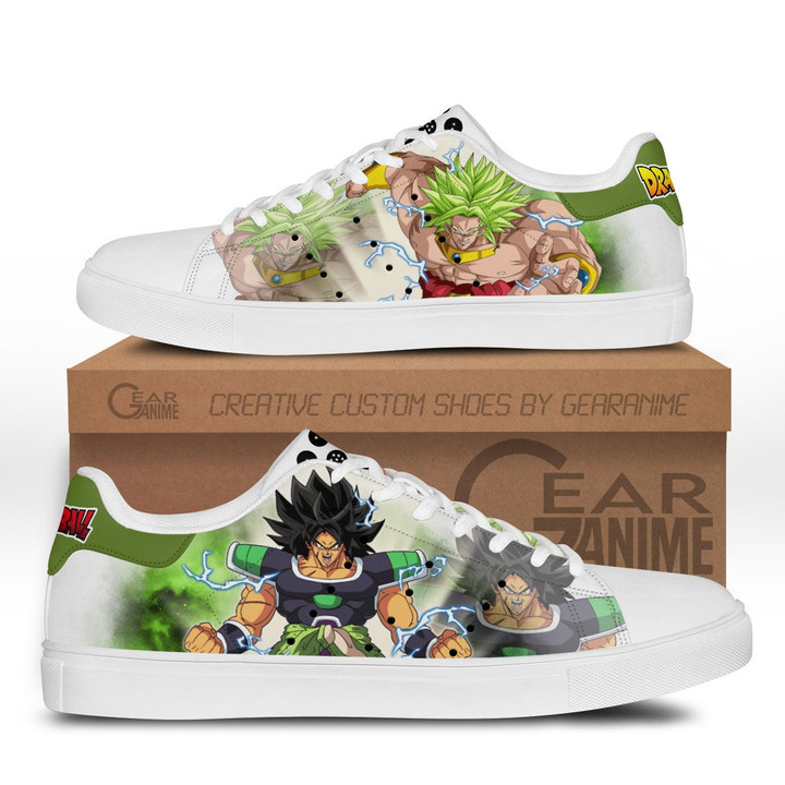 Dragon Ball Broly Skate Sneakers Custom Anime Shoes - 1 - GearOtaku