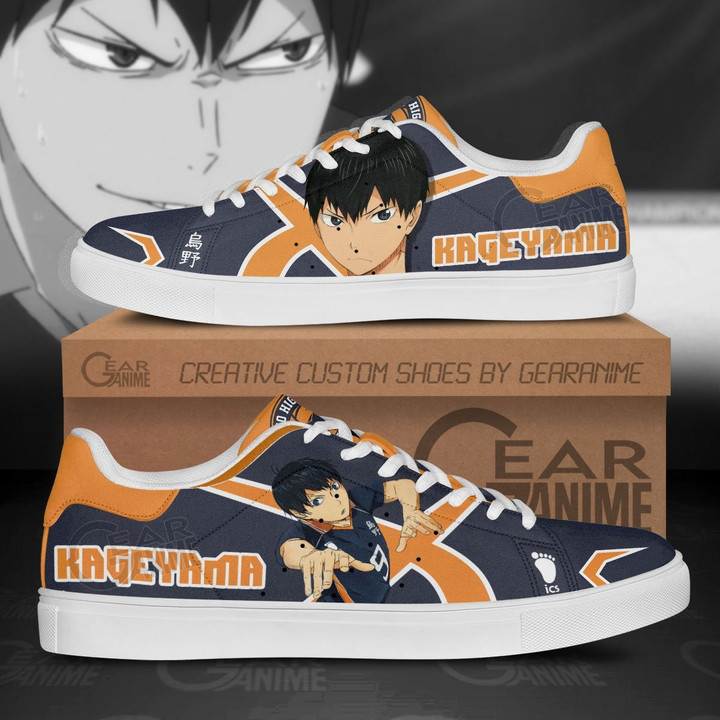 Tobio Kageyama Skate Shoes Custom Haikyuu Anime Shoes - 1 - GearOtaku