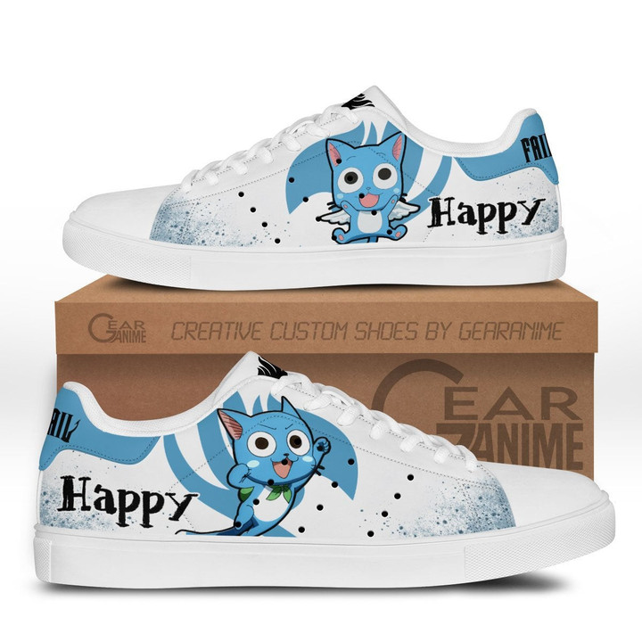 Fairy Tail Happy Skate Sneakers Custom Anime Shoes - 1 - GearOtaku