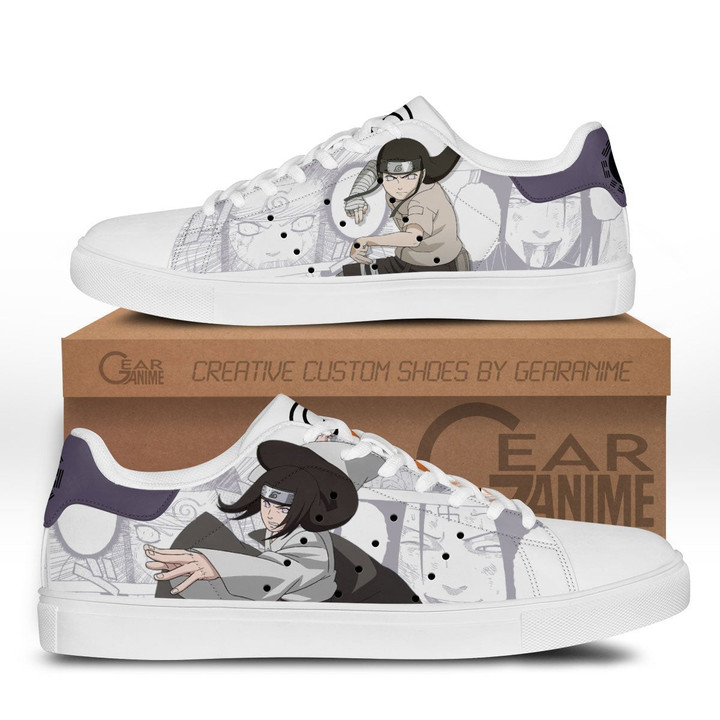 Neji Hyuga Skate Sneakers Custom NRT Anime Shoes - 1 - GearOtaku