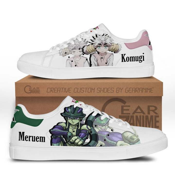 Hunter X Hunter Meruem and Komugi Skate Sneakers Custom Anime Shoes - 1 - GearOtaku