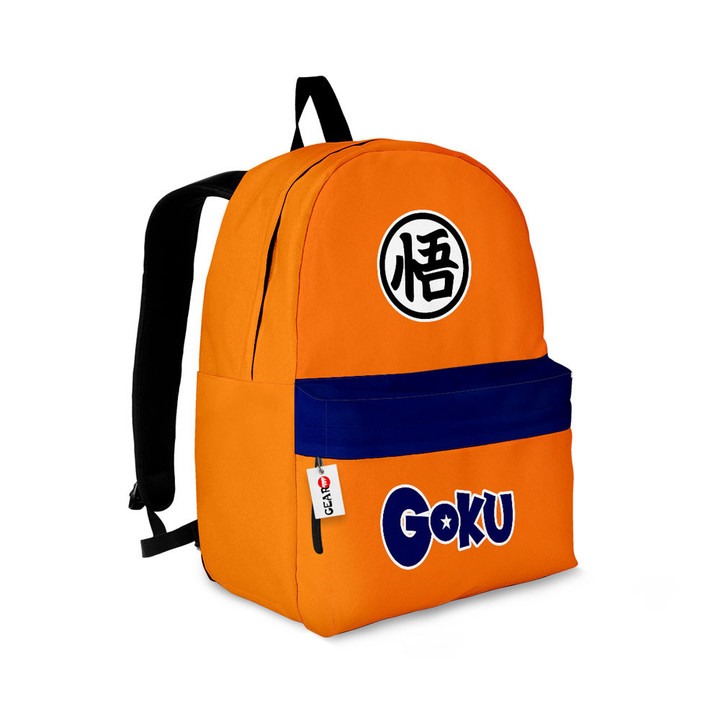 Goku Kanji Symbol Backpack Custom Anime Bag NTT0806 Gear Otaku