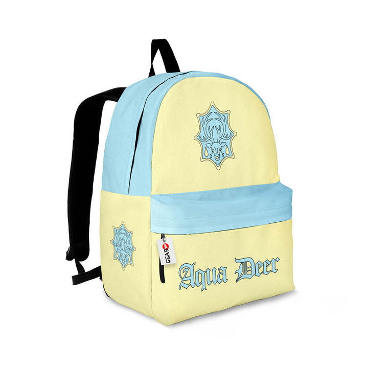 Aqua Deer Backpack Personalized Bag NTT0806 Gear Otaku