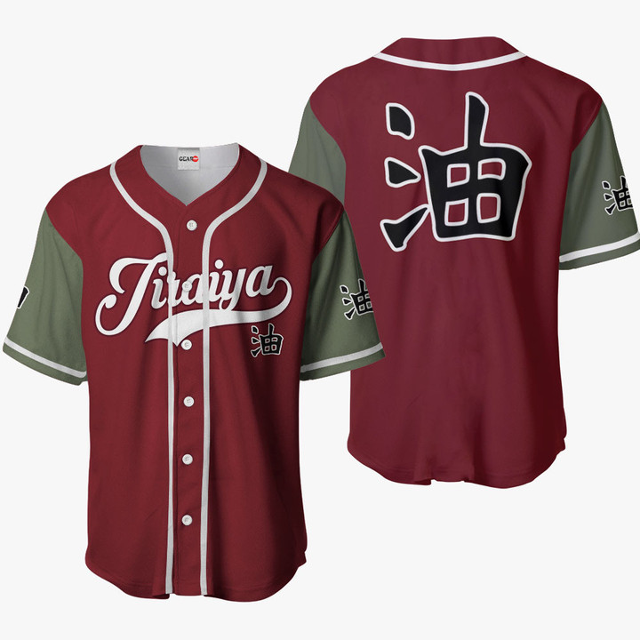 Jiraiya Symbol Jersey Shirt Custom Merch Clothes VA2505 Gear Otaku