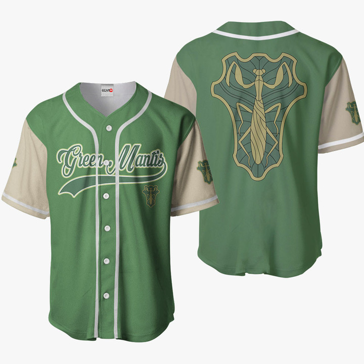 Green Mantis Jersey Shirt Custom Merch Clothes VA2505 Gear Otaku