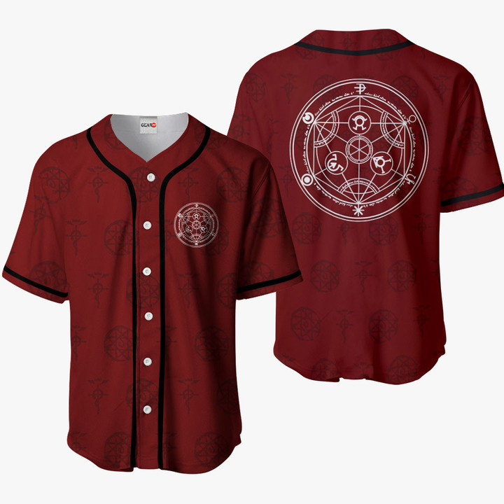 Transmutation Circle Jersey Shirt Custom Merch Clothes VA2106 Gear Otaku