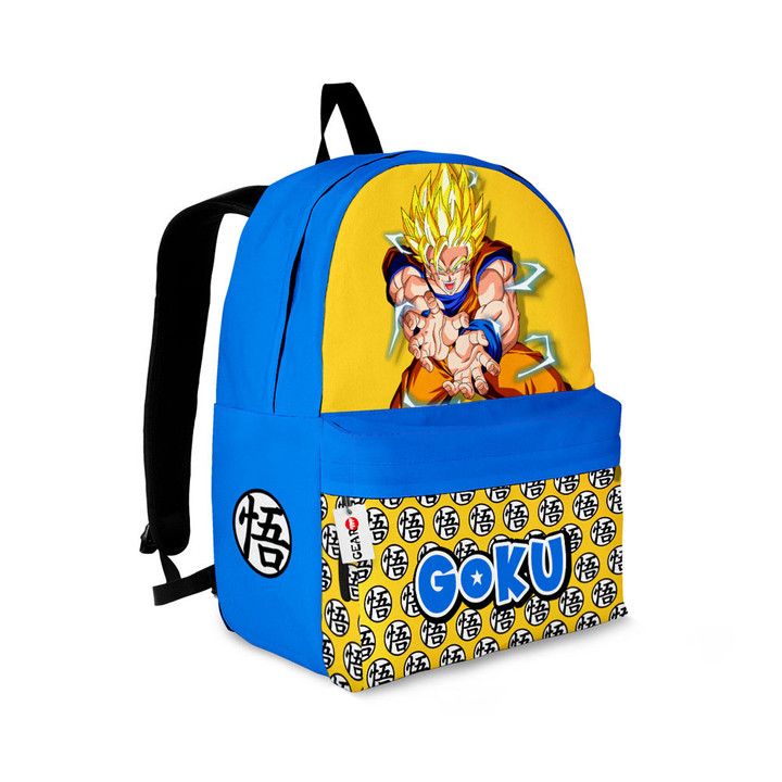 Goku Super Saiyan Backpack Personalized Bag Custom NTT1707 Gear Otaku
