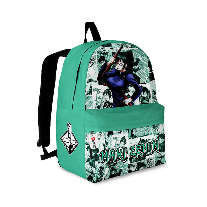 Maki Zenin Backpack Personalized Manga Bag Custom NTT1707 Gear Otaku