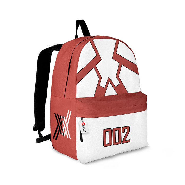 Zero Two Code:002 Backpack Custom Bag NTT3107 Gear Otaku