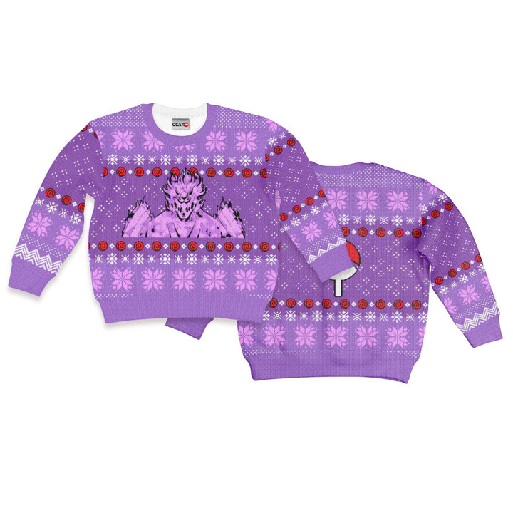 Sasuke Susanoo Kids Ugly Sweater Christmas Hoodie Gear Otaku