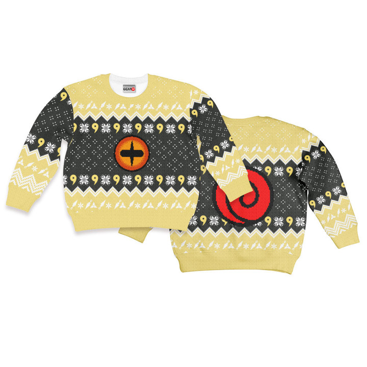 Nrt Uzumaki Bijuu Kids Ugly Sweater Christmas Hoodie Symbol Style Gear Otaku
