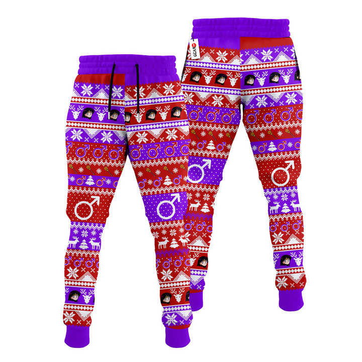 Sailor Mars Christmas Ugly Sweatpants Custom Xmas Joggers Gear Otaku