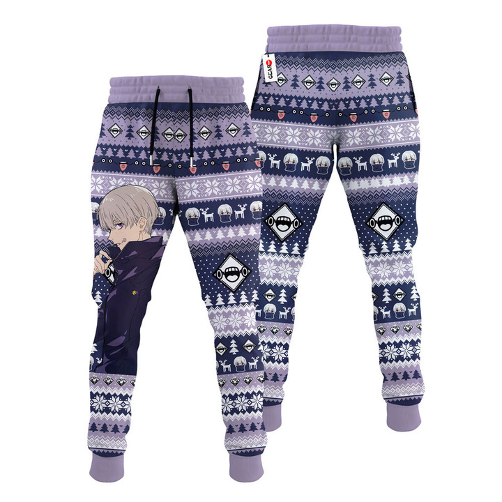 Toge Inumaki Christmas Ugly Sweatpants Custom Xmas Joggers Gear Otaku