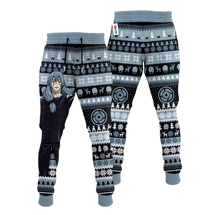 Mahito Christmas Ugly Sweatpants Custom Xmas Joggers Gear Otaku