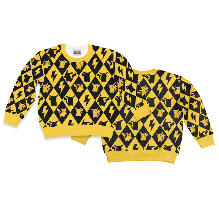 Pikachu Kids Christmas Sweater Xmas Hoodie Gear Otaku
