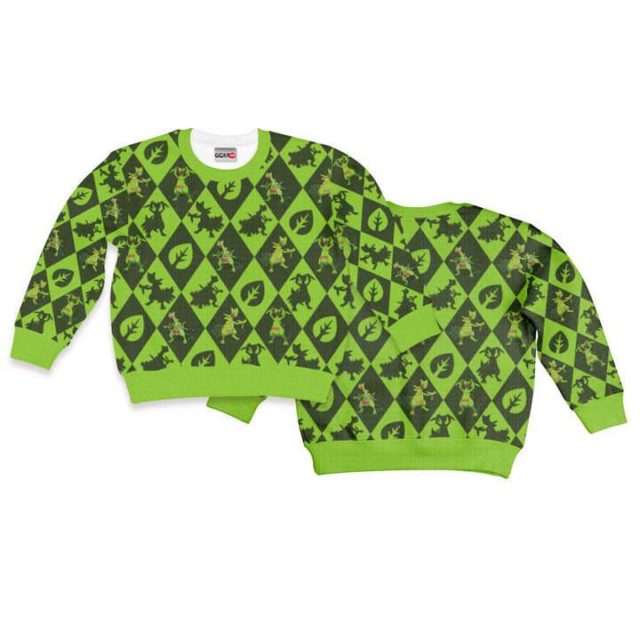 Sceptile Kids Christmas Sweater Xmas Hoodie Gear Otaku
