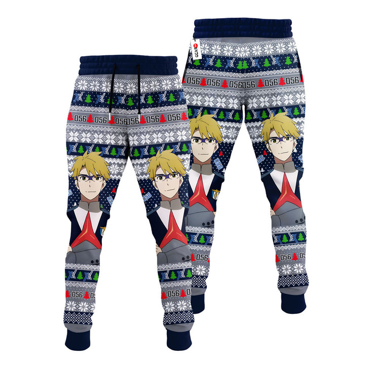 Goro Code:056 Christmas Ugly Sweatpants Custom Xmas Joggers Gear Otaku