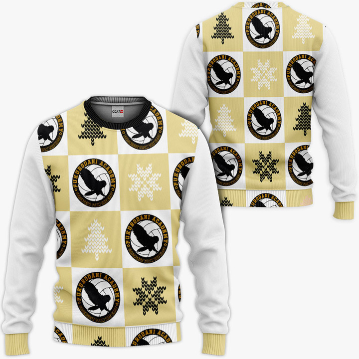 Fukurodani Ugly Sweater Christmas Hoodie Shirts Pattern Gear Otaku