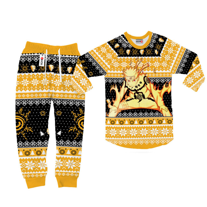 Nrt Uzumaki Bijuu Christmas Pajamas Custom Anime Sleepwear