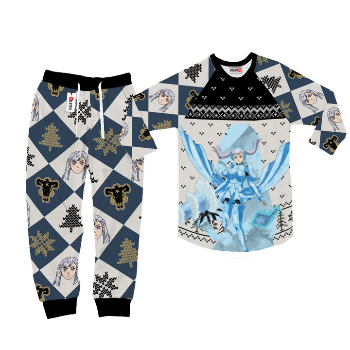 Noelle Silva Christmas Pajamas Set Custom Anime Sleepwear