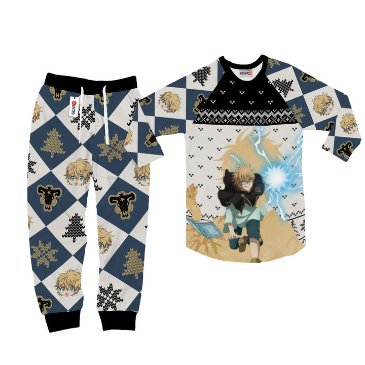 Luck Voltia Christmas Pajamas Set Custom Anime Sleepwear