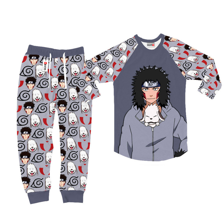 Kiba Inuzuka Pajamas Set Custom Anime Sleepwear