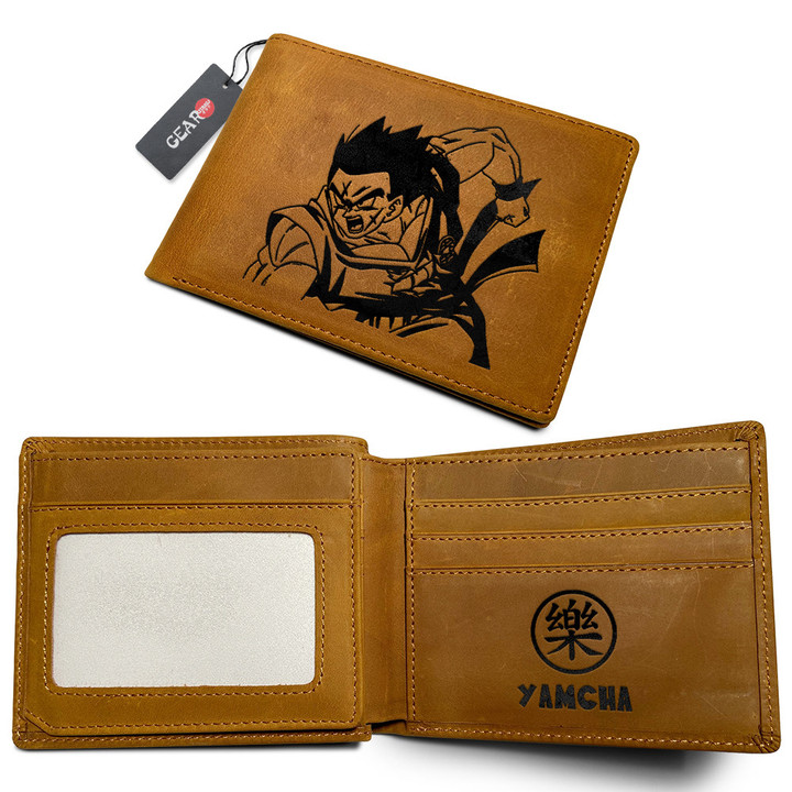 Yamcha Anime Leather Wallet Personalized- Gear Otaku