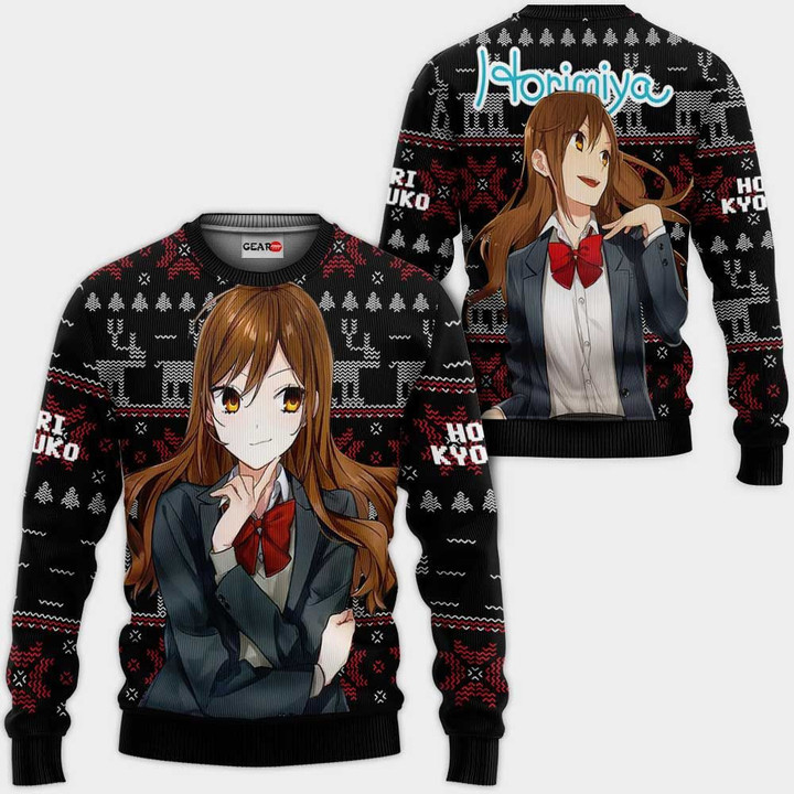 Hori Kyouko Ugly Christmas Sweater Custom Horimiya Xmas Gifts