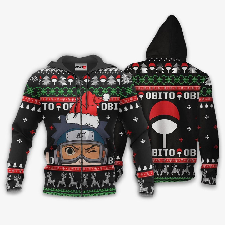 Uchiha Obito Ugly Christmas Sweater Anime Gifts