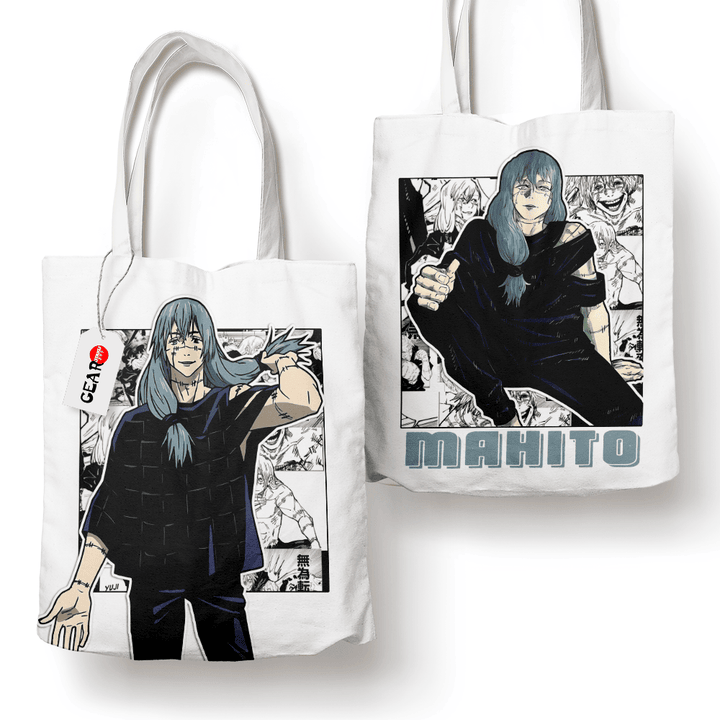 Mahito Tote Bag Anime Personalized Canvas Bags- Gear Otaku